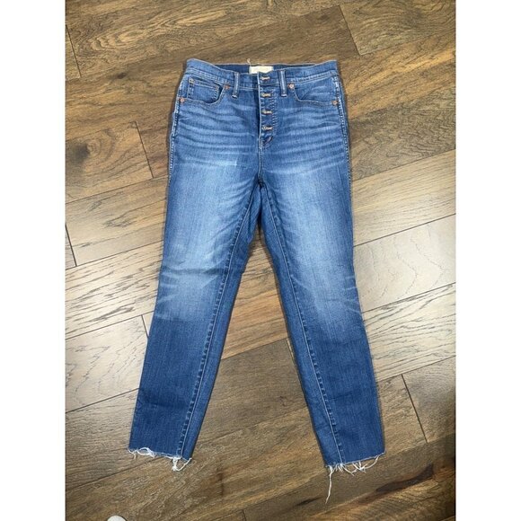 MADEWELL 10" High-Rise Skinny Crop Sz 29 EUC - Picture 4 of 9